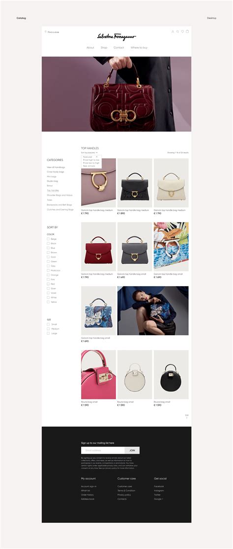 ferragamo website.